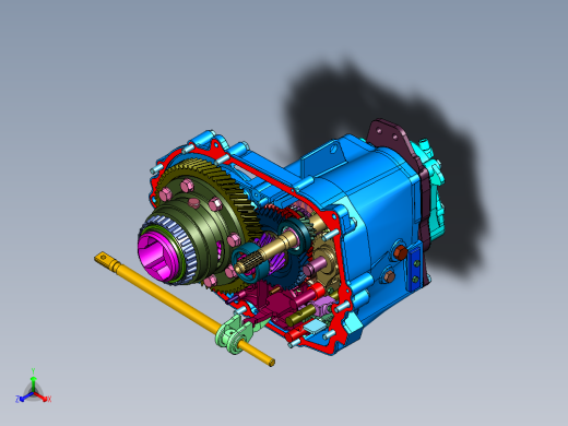 动力输出车辆变速箱