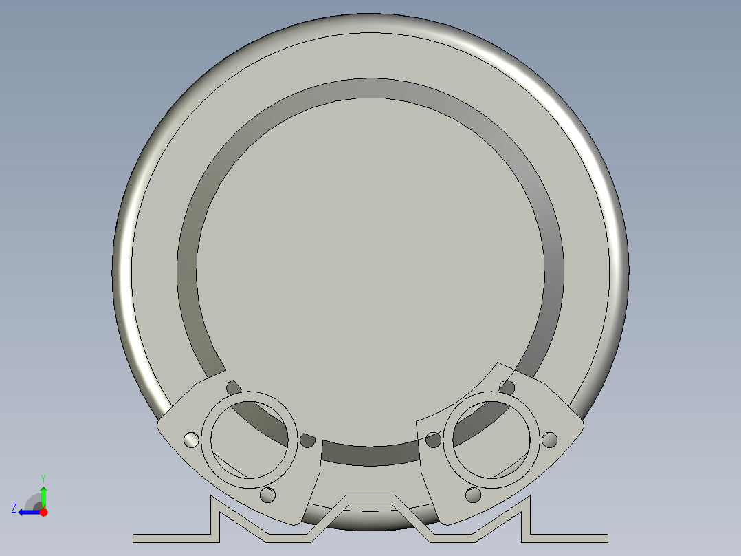 055KW高压风机右视图