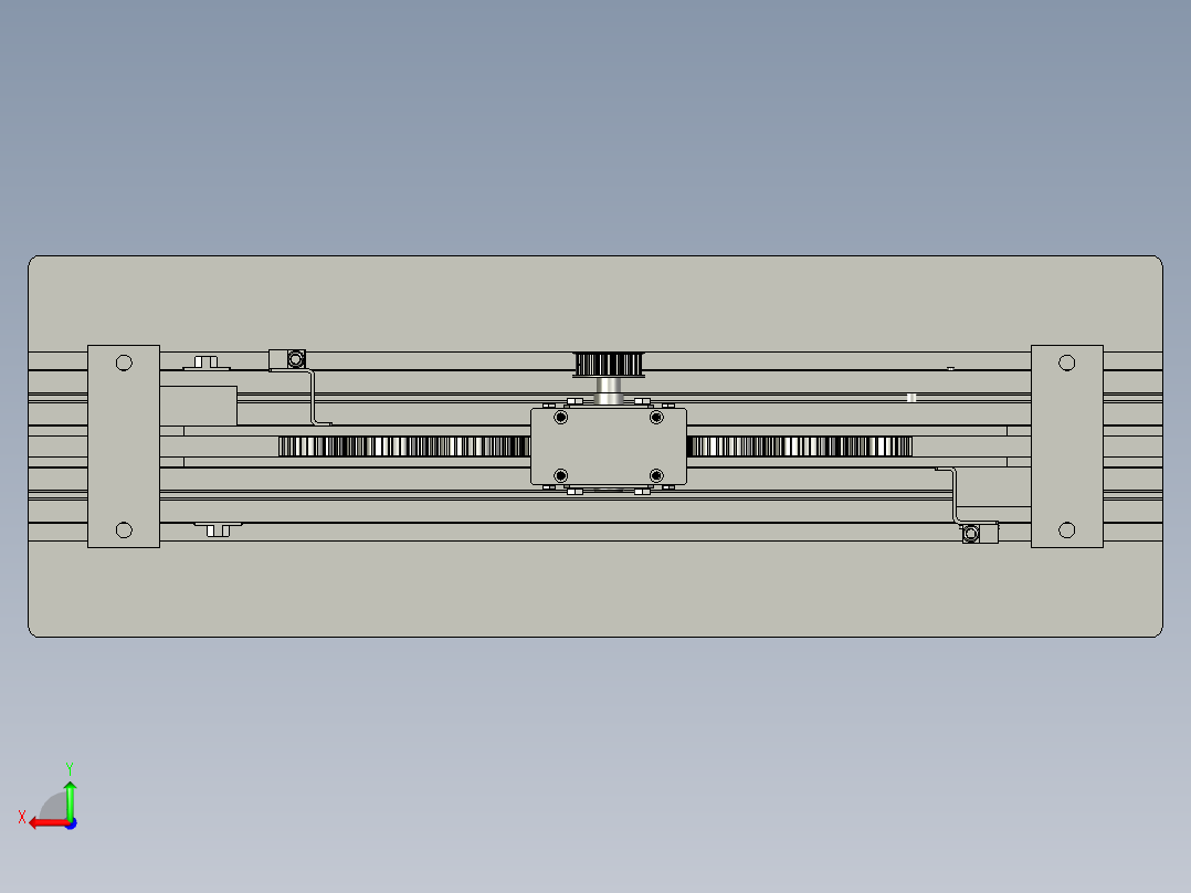 单深双向货叉组合后视图
