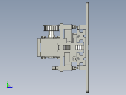 单深双向货叉组合左视缩略图