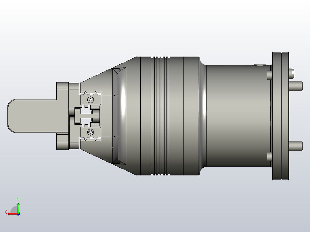 EG2-4E2 电动夹爪后视图
