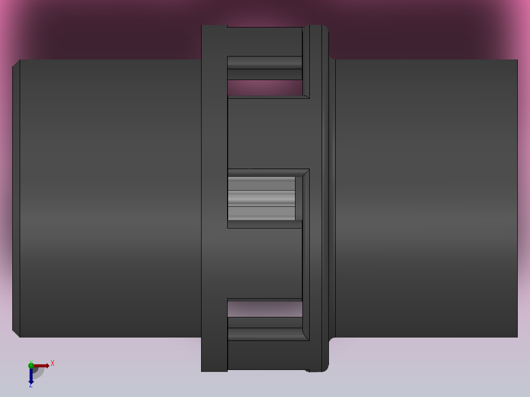 LM型梅花形弹性联轴器_LM10联轴器J170×142／Z70×107俯视图