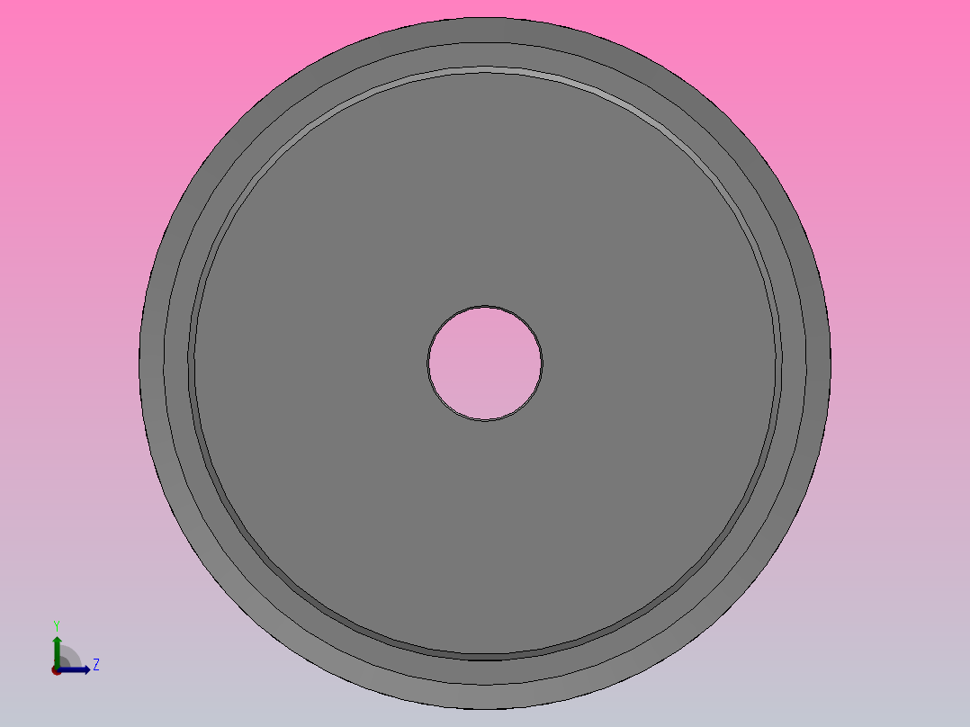 小凸缘型梯形齿同步带轮AT10型[SAT10DB-40-20-da22-ds26-S6-B]左视图