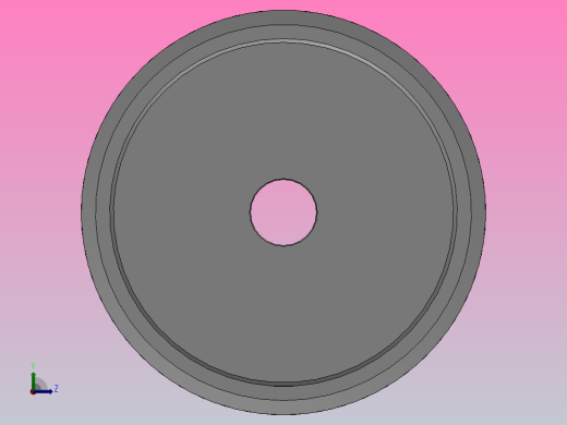 小凸缘型梯形齿同步带轮AT10型[SAT10DB-40-20-da22-ds26-S6-B]左视缩略图