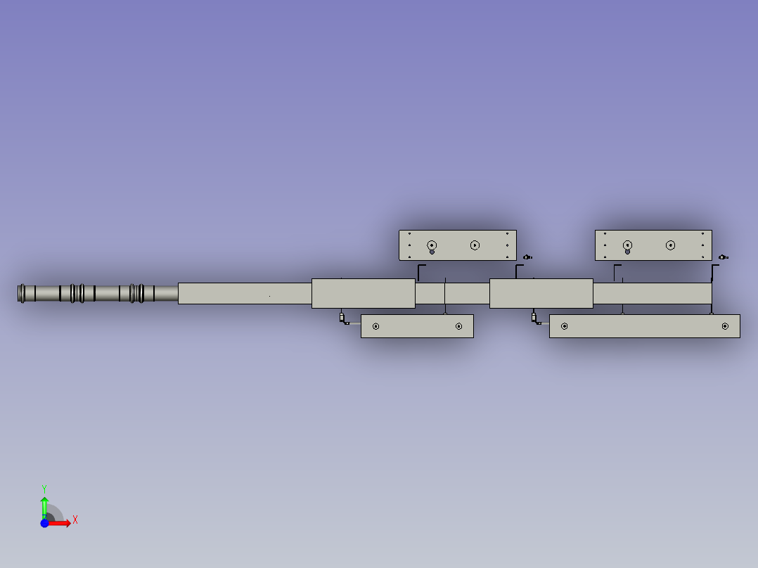 上料定位模组前视图