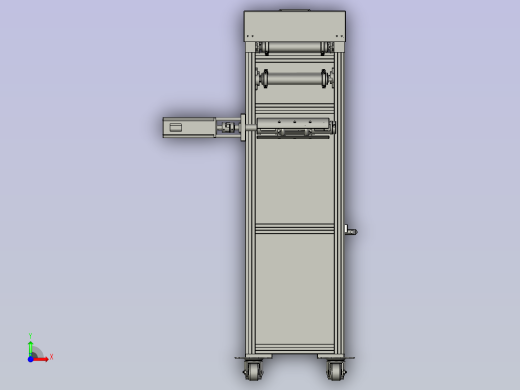 用于塑料吹膜机的分膜装置前视缩略图