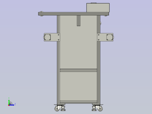 用于塑料吹膜机的分膜装置左视缩略图