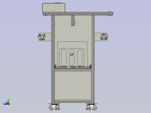 用于塑料吹膜机的分膜装置右视缩略图