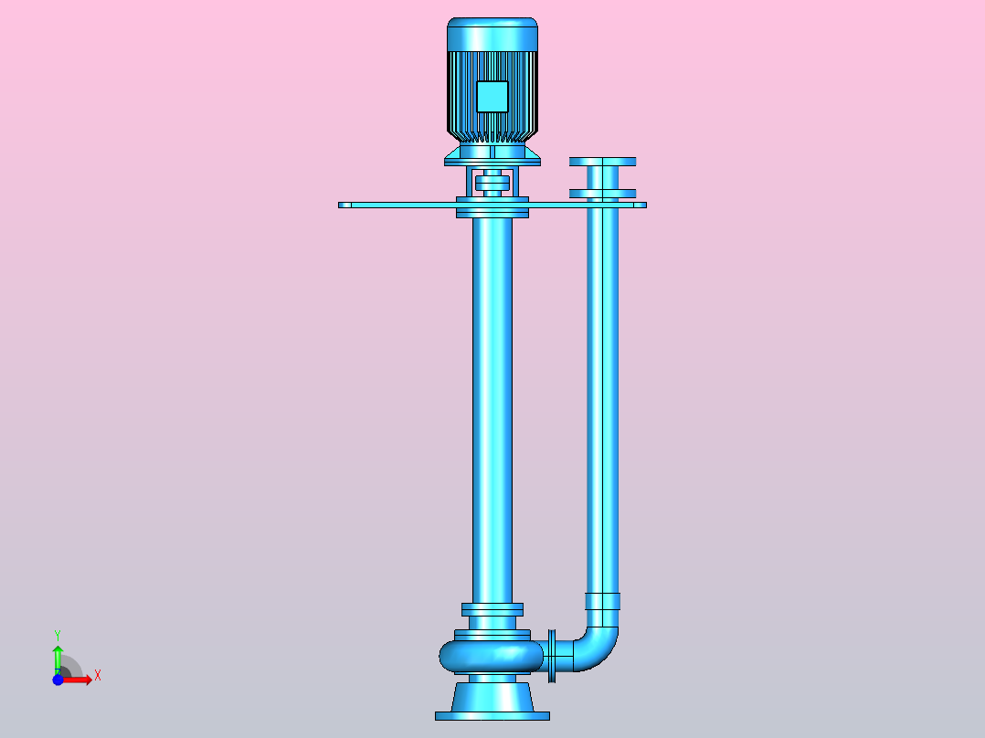 YW系列排污泵[40YW15-15-1.5]前视图