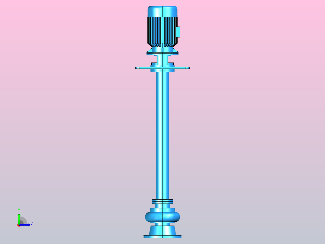 YW系列排污泵[40YW15-15-1.5]左视图