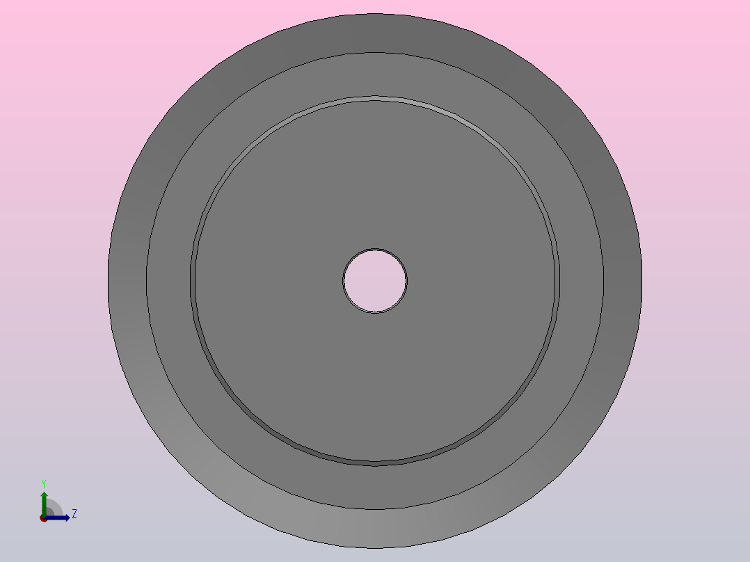 小凸缘型半圆弧形齿同步带轮S8M型_SS8MDC-15-15-dc6-A左视图