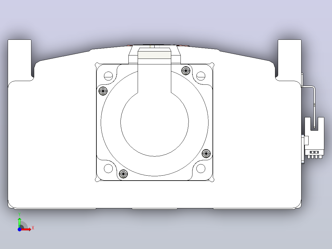 日规模组半封闭丝杆TPA-HNR-202D-2510C-L250-M-C-P75-N3前视图