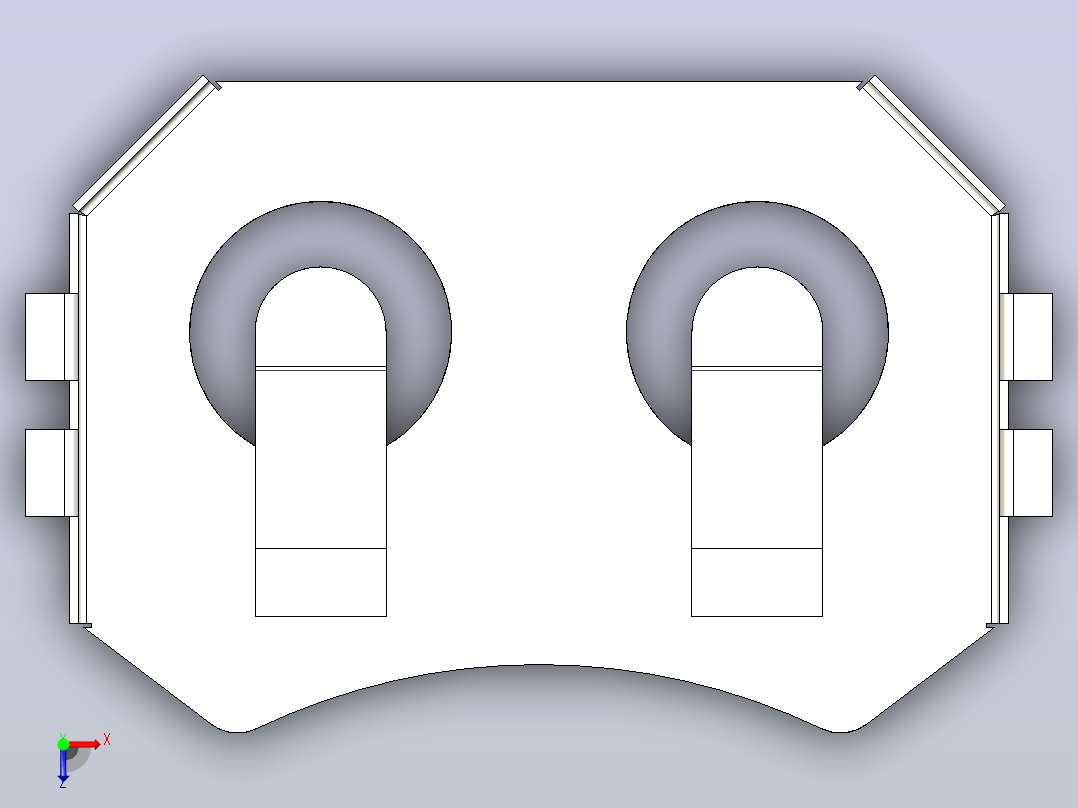接线端子cr2032-battery-holder-5 1 IGS SW俯视图