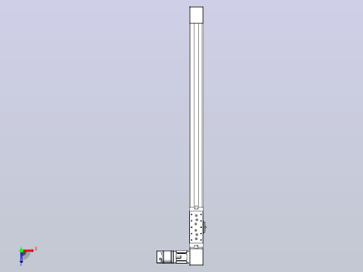 带式直线轴半闭式TPA-ONB-60-140-L850-DL-J60-N3俯视缩略图