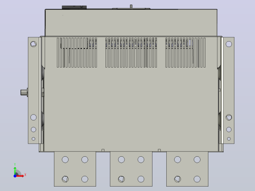 NA1-3200X-2000-2500-3P固定万能式断路器三维模型202208前视缩略图