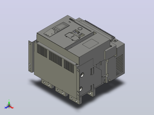NA1-3200X-2000-2500-3P固定万能式断路器三维模型202208正等轴测缩略图