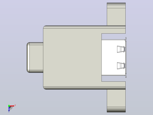 USB-2.0-2端口-类型A-面板安装-110俯视缩略图