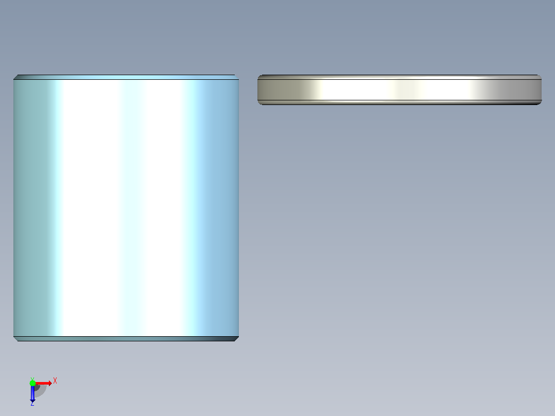 STGW90 PE90科恩嵌件2mm x 0.5mm俯视图