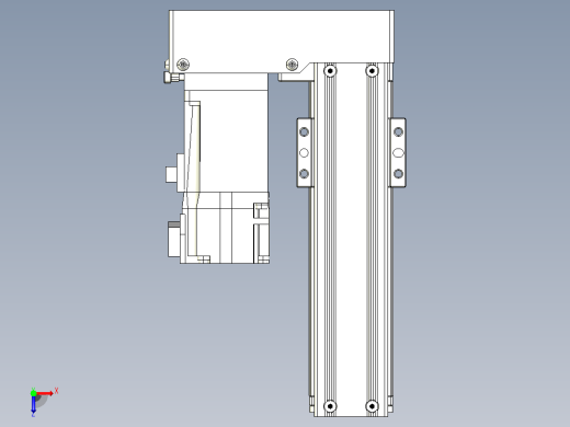 钢基模组TPA-KNR-4002C-150A1-ML-H1俯视缩略图
