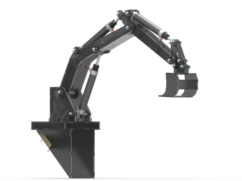 挖掘机抓斗伸缩臂玩具