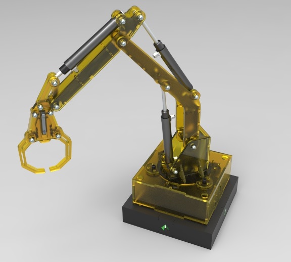 挖掘机抓斗伸缩臂玩具