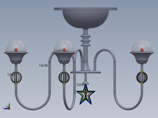 豪华吊灯右视缩略图