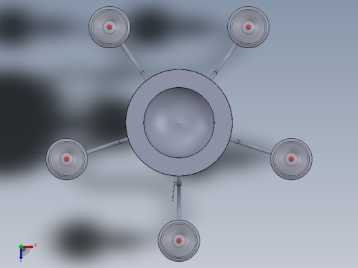 豪华吊灯俯视缩略图