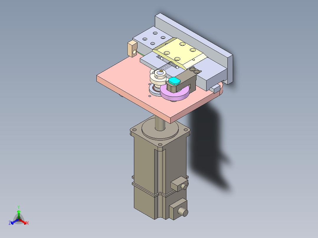A4_凸轮两轴移栽机构SW2015