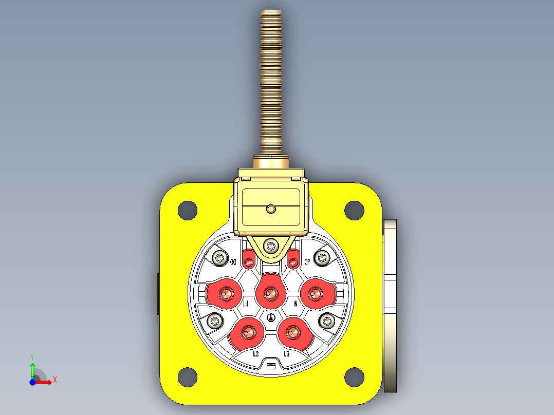 FCS32L0001-000交流充电座前视图