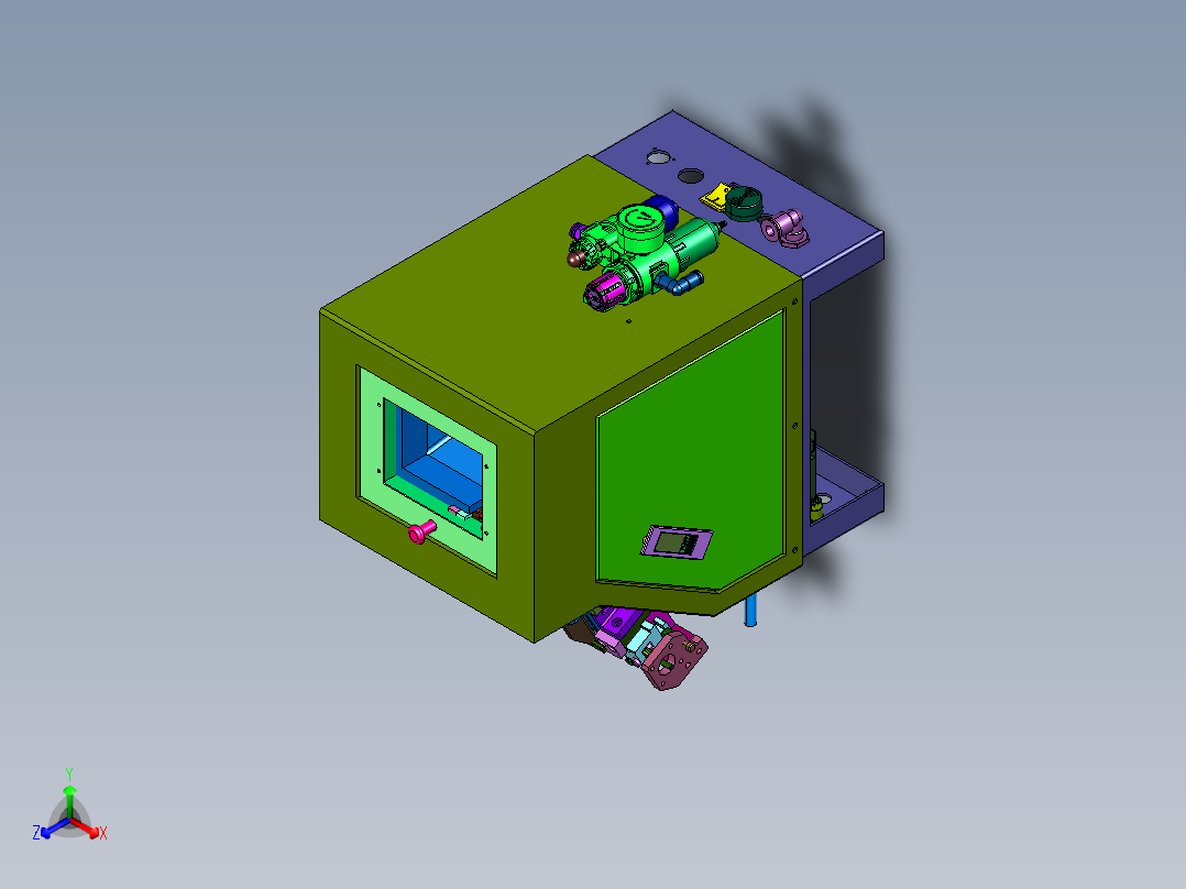 气吹式一出二螺丝机