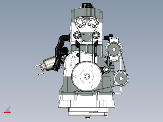 YT403汽缸柴油机后视缩略图