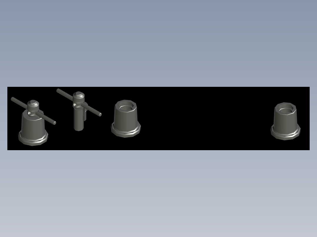 CAD格式机械制图二维100例练习-82 三维模型的装配与分解(一)——千斤顶