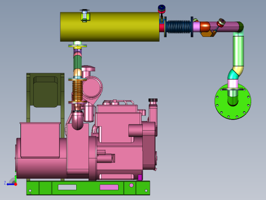 发电机净化消音机体系统右视缩略图