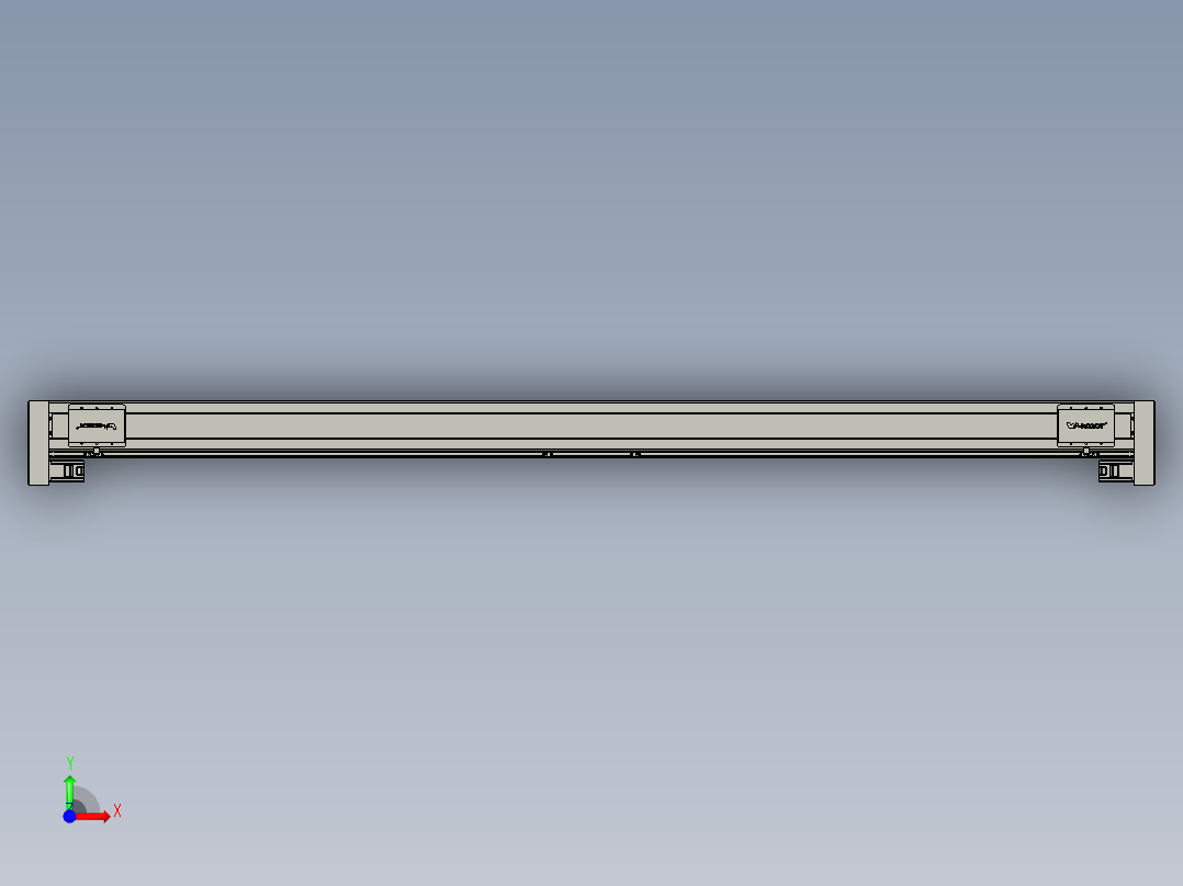 威洛博双电机滑台-VC14D2-S1250-BLR-P40-C6前视图