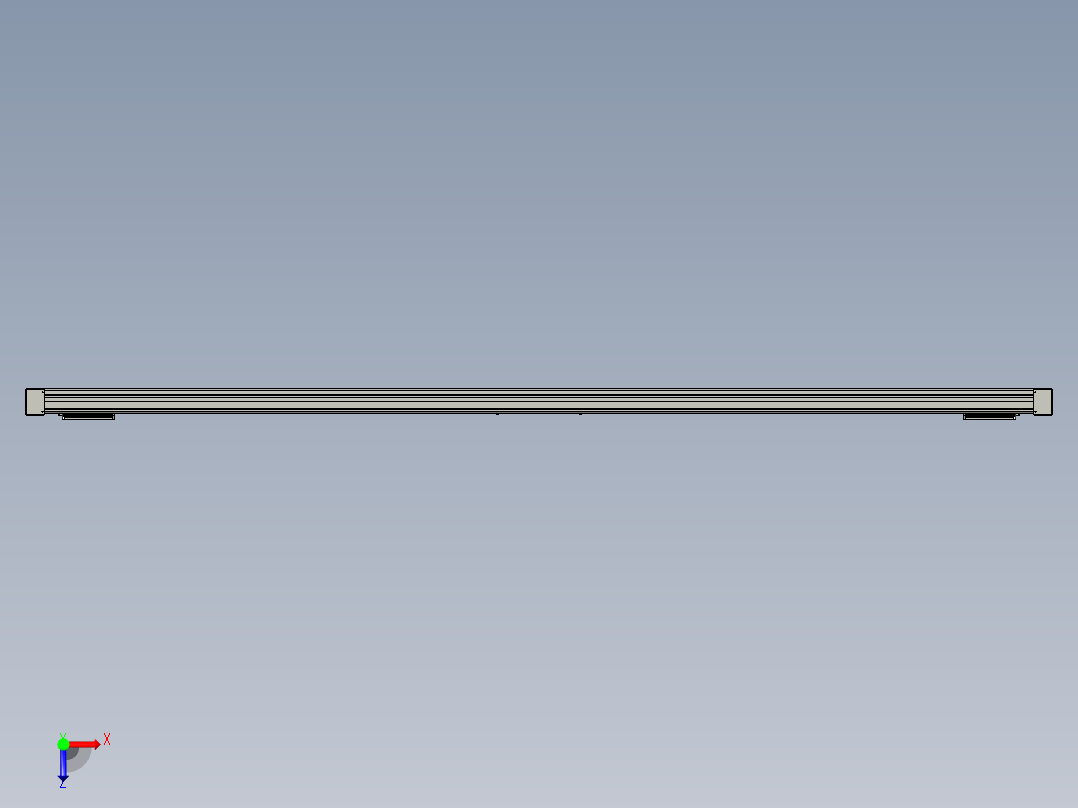 威洛博双电机滑台-VC14D2-S1250-BLR-P40-C6俯视图
