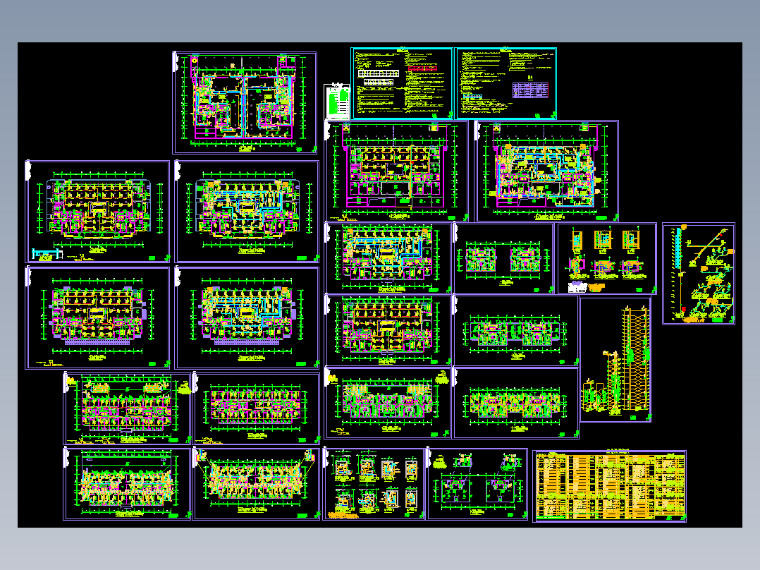 山东省淄博市某大厦暖通图