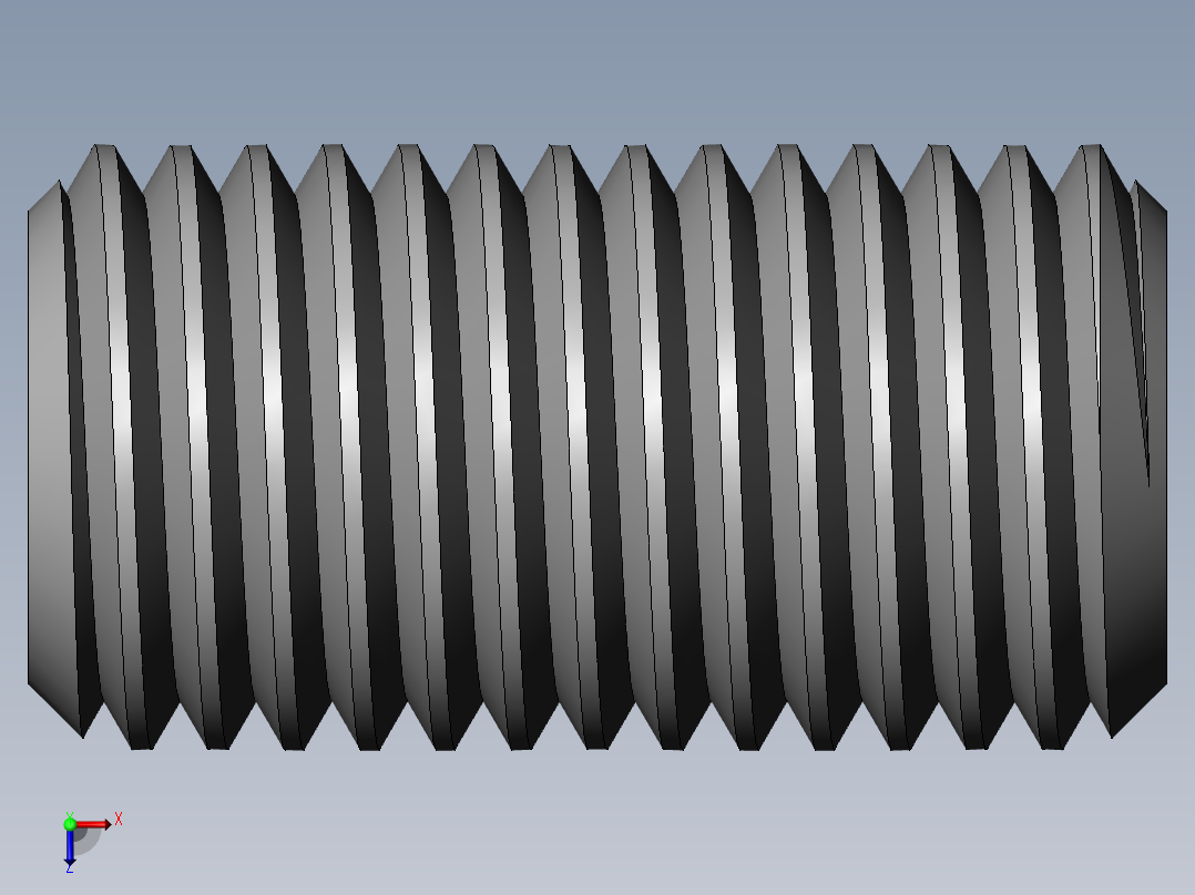 DIN 913-ISO 4026 固定螺钉-M16 L=30.SLDPRT俯视图