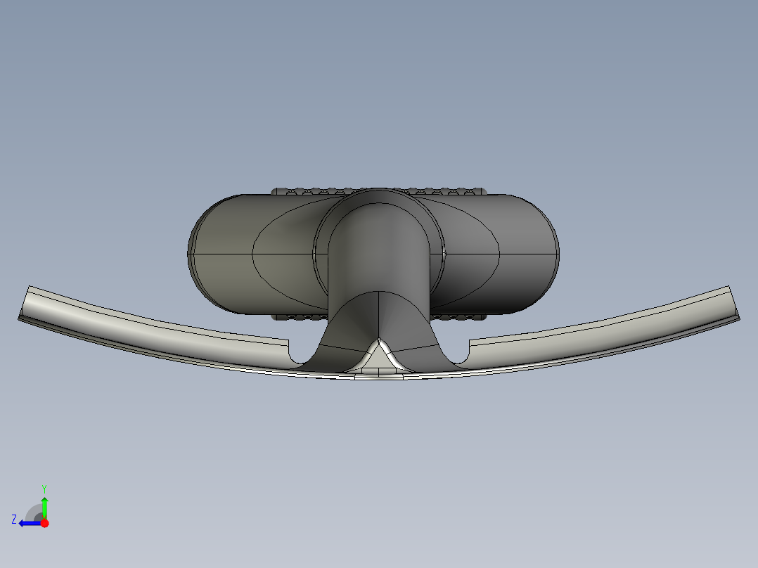 铲挖工具右视图