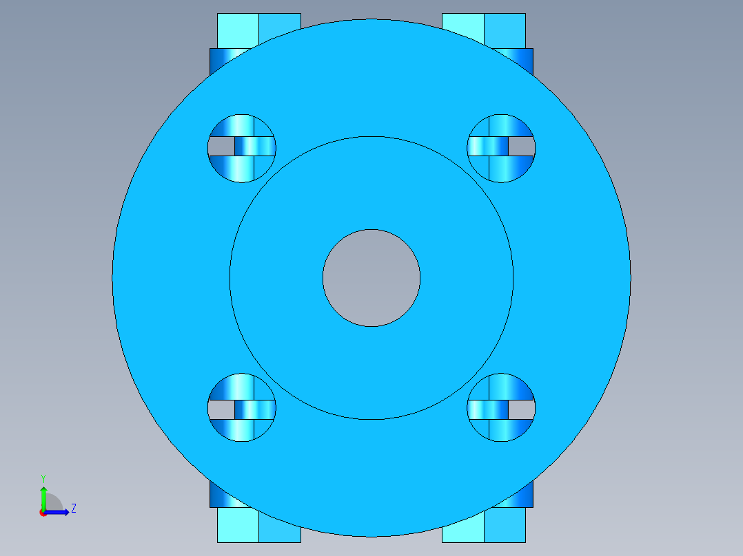 阀门模型-DN20___左视图