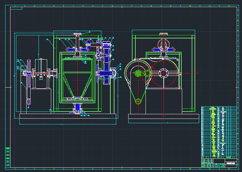 大型物料搅拌机的结构设计