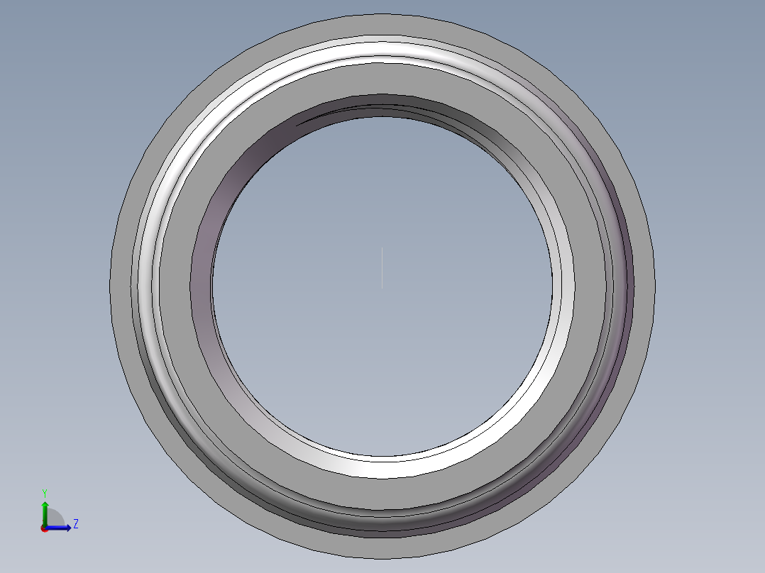 管箍-异径有边 DN25-DN20左视图