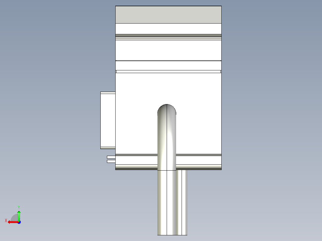 基恩士GV-22(P)_kc图纸模型后视图