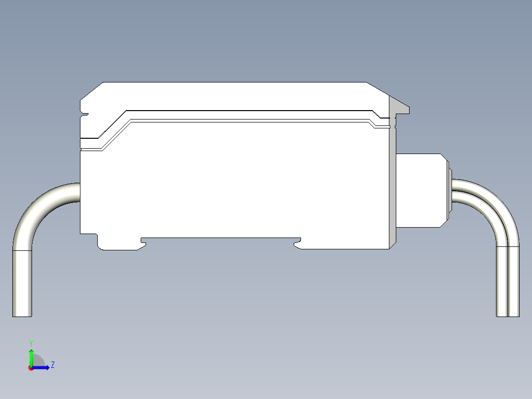 基恩士GV-22(P)_kc图纸模型左视图