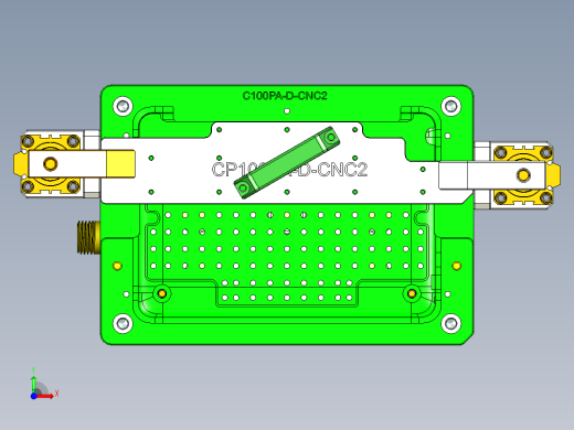 C100PA-D笔记本CNC工装夹具三维模型-CNC2-0413前视缩略图