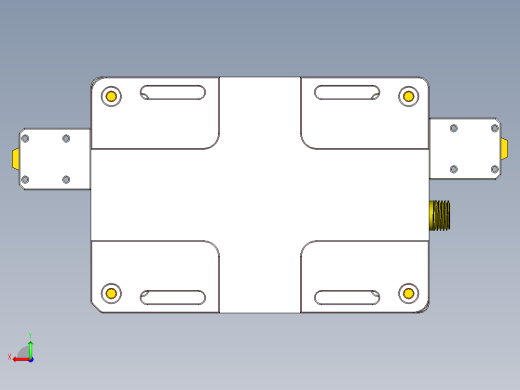 C100PA-D笔记本CNC工装夹具三维模型-CNC2-0413后视缩略图
