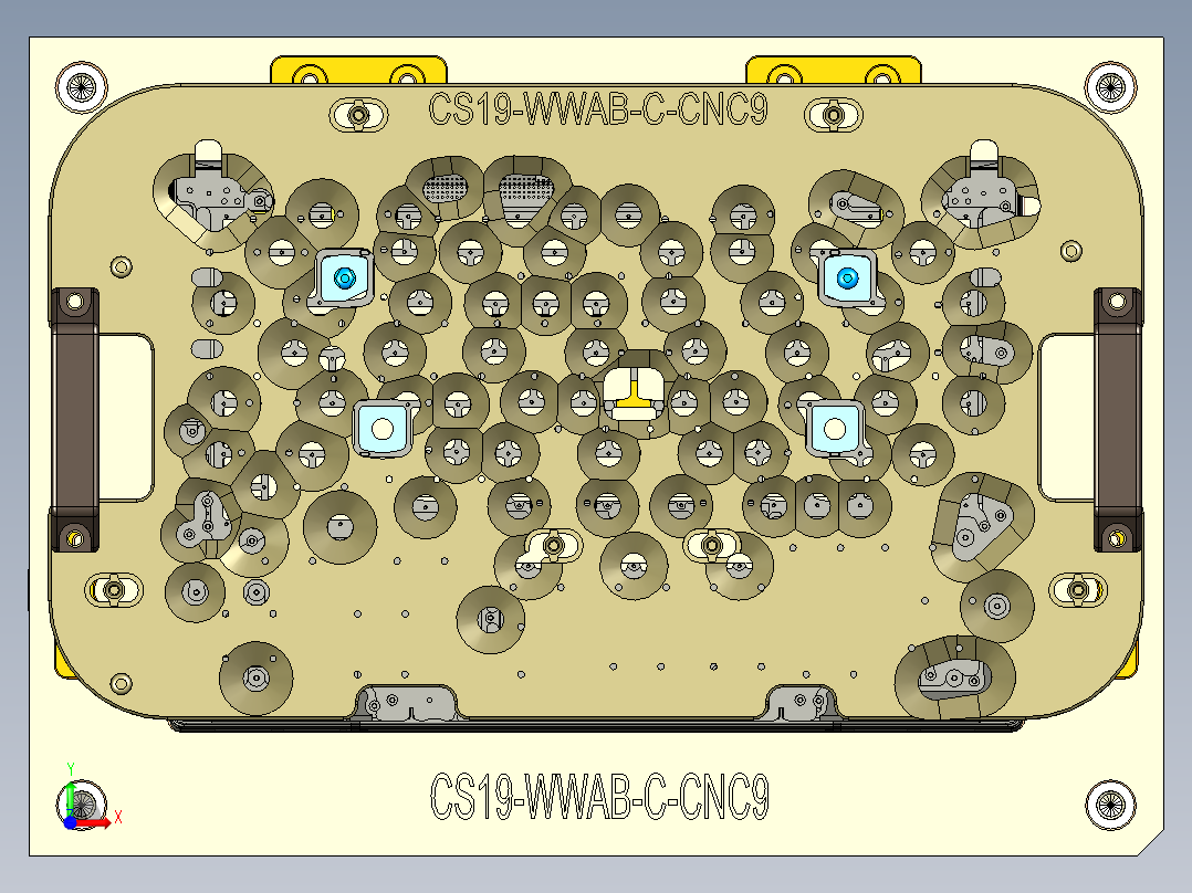 CS19-WWAB-C-CNC9笔记本CNC工装夹具三维模型-181011前视图