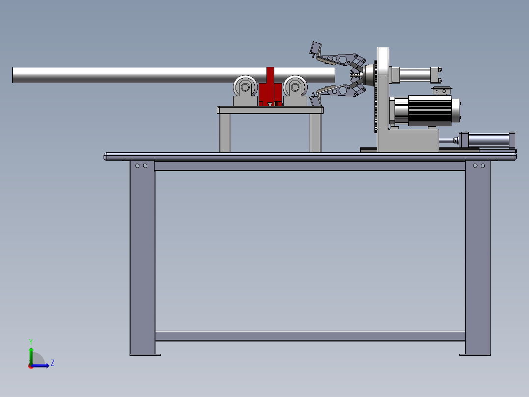 绝缘层剥离设备sw18左视图