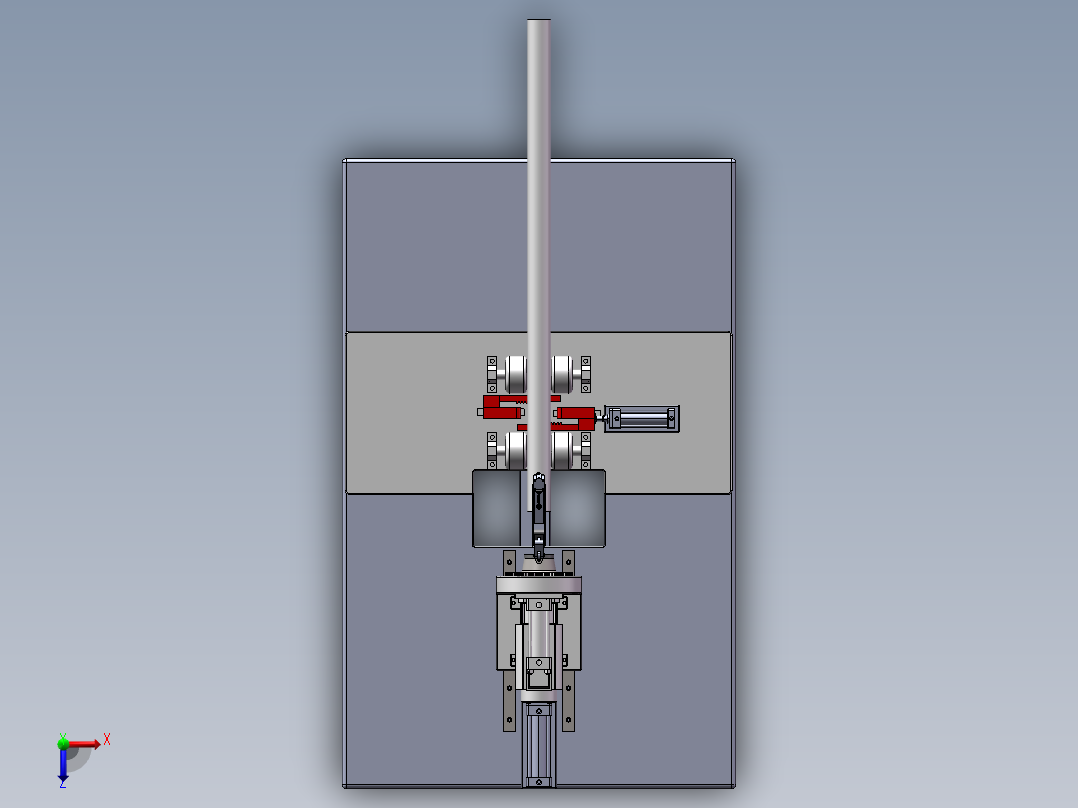 绝缘层剥离设备sw18俯视图