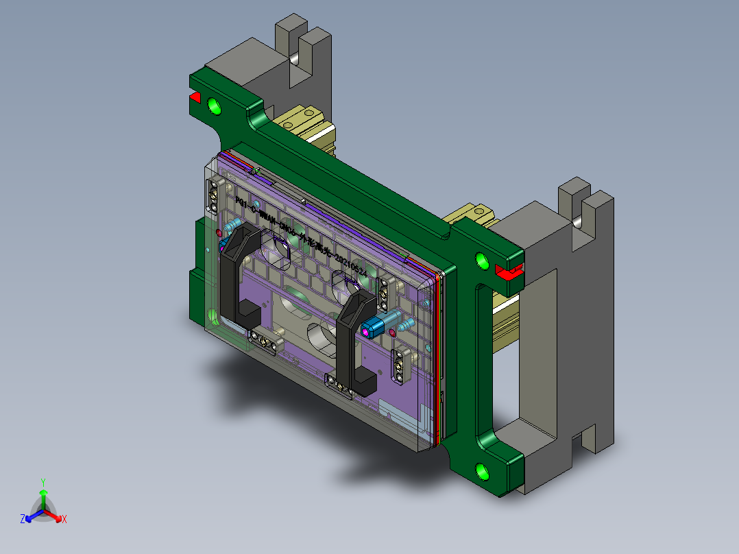 包胶版笔记本C壳铣外形发丝程序模型