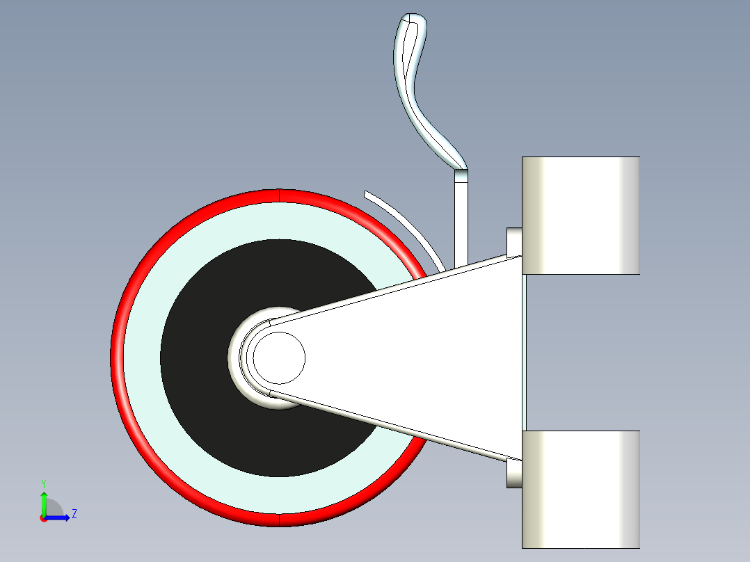 精益管 (4)左视图